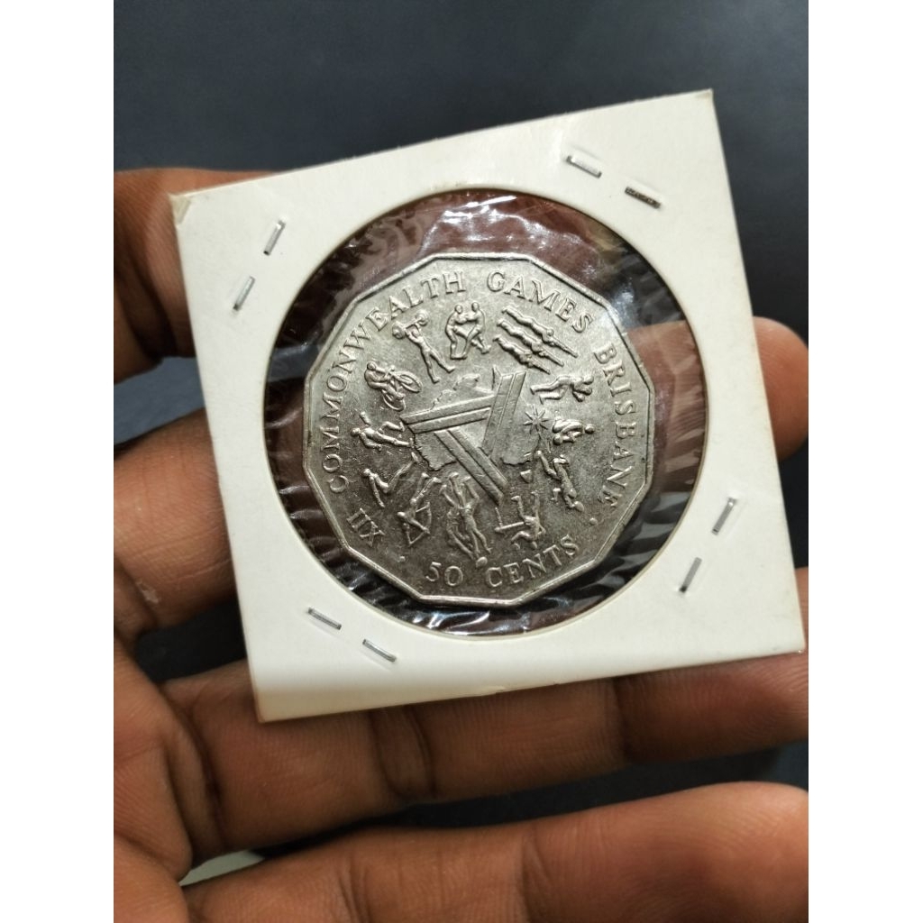 Koin Australia 50 Cent th 1982 commemorative iklan ke 453