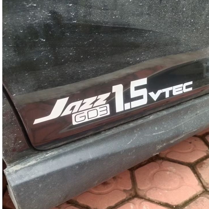 stiker bawah pintu Honda jazz gd3 vtec