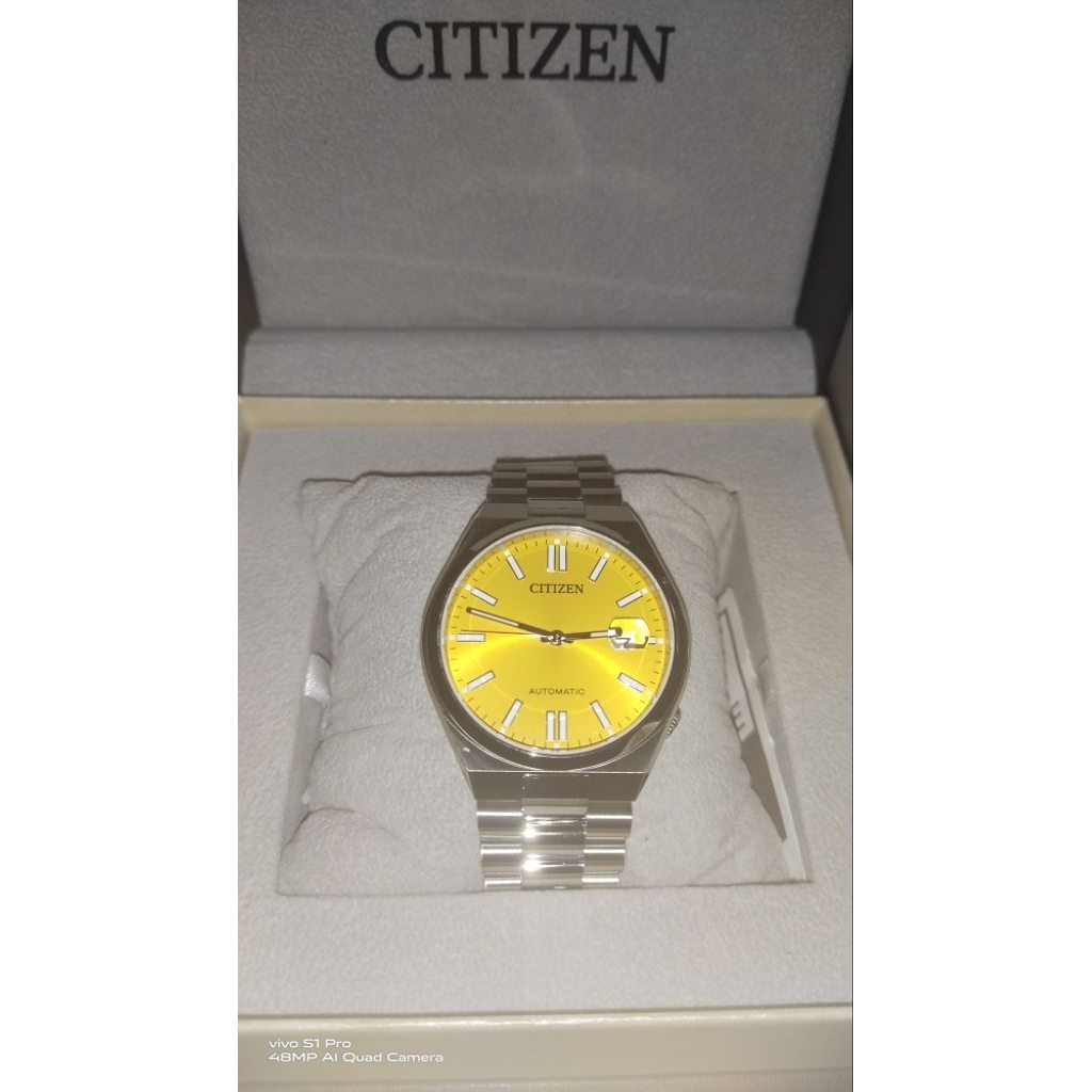 Citizen Tsuyosa NJ0150-81Z Yellow Dial