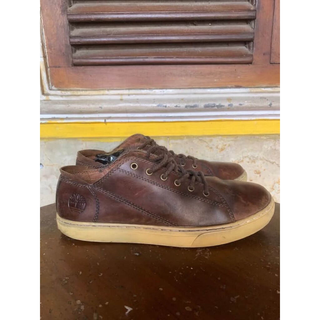 sepatu casual kulit timberland size 43 insol 27