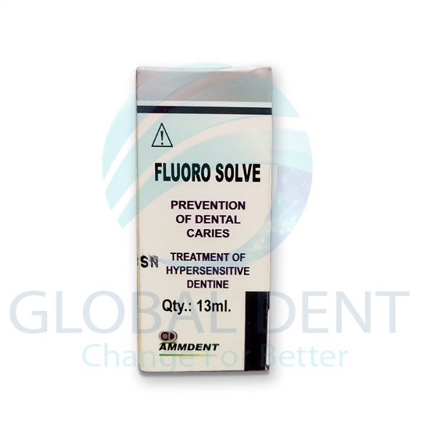 Fluoro Solve 13ml Ammdent – Topical Fluoride Solution / Cairan Fluoride Gigi Pencegah Karies