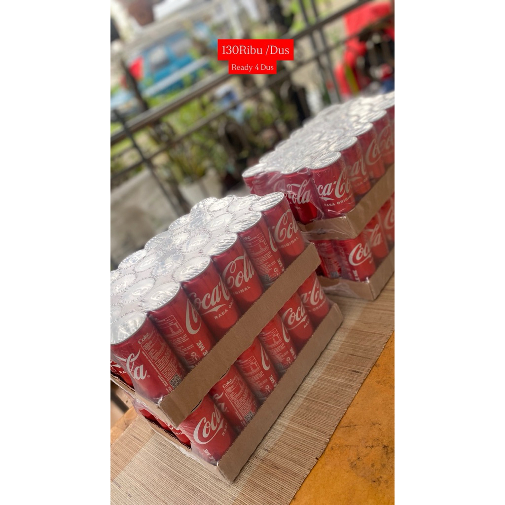Minuman Kaleng Cocacola/Spirite/Fanta 24 Kaleng Barang baru Semua!!