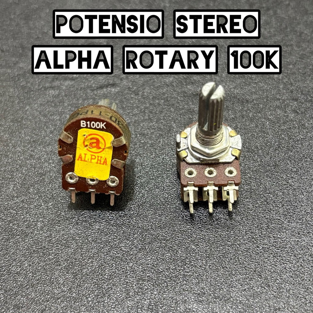 potensio stereo alpha 100k rotary