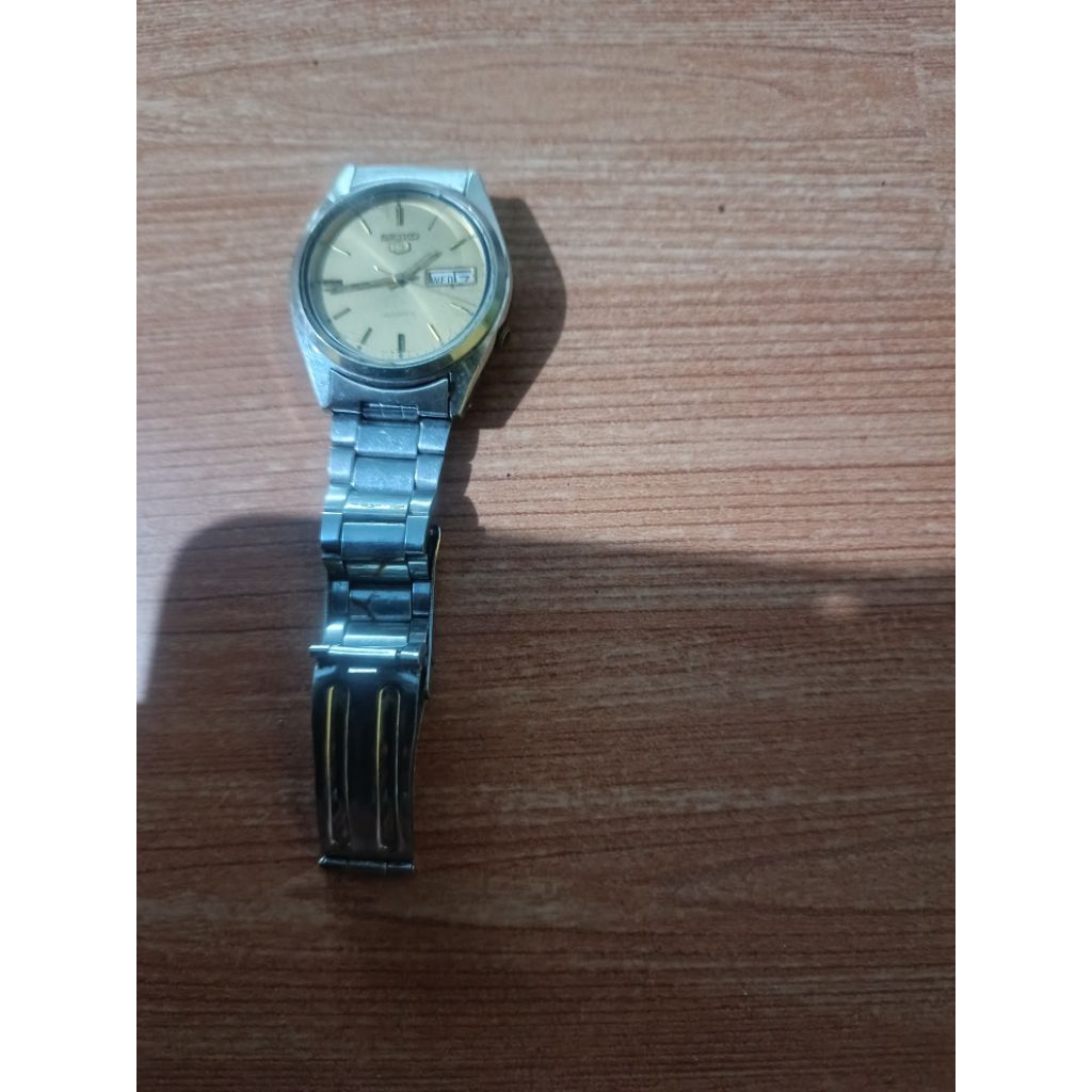 jam tangan jadul otomatis seiko 5 second antiq
