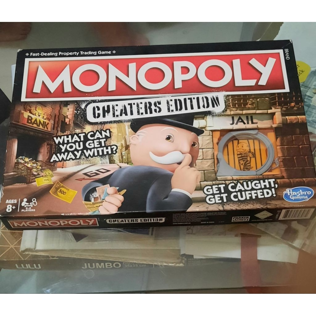 Monopoly Cheaters Edition preloved board game