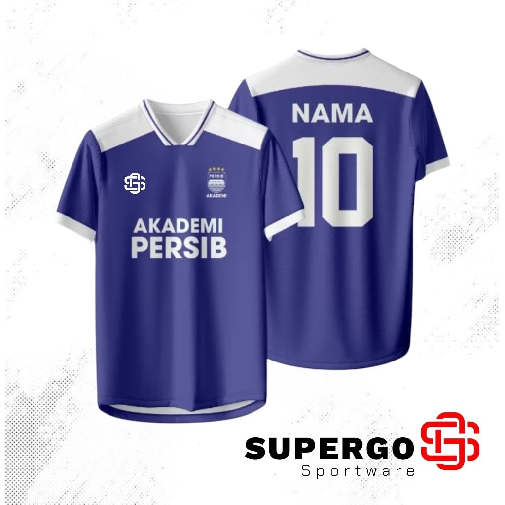 JERSEY BOLA AKADEMI PERSIB BANDUNG | BAHAN ADEM NYAMAN | S-XXL