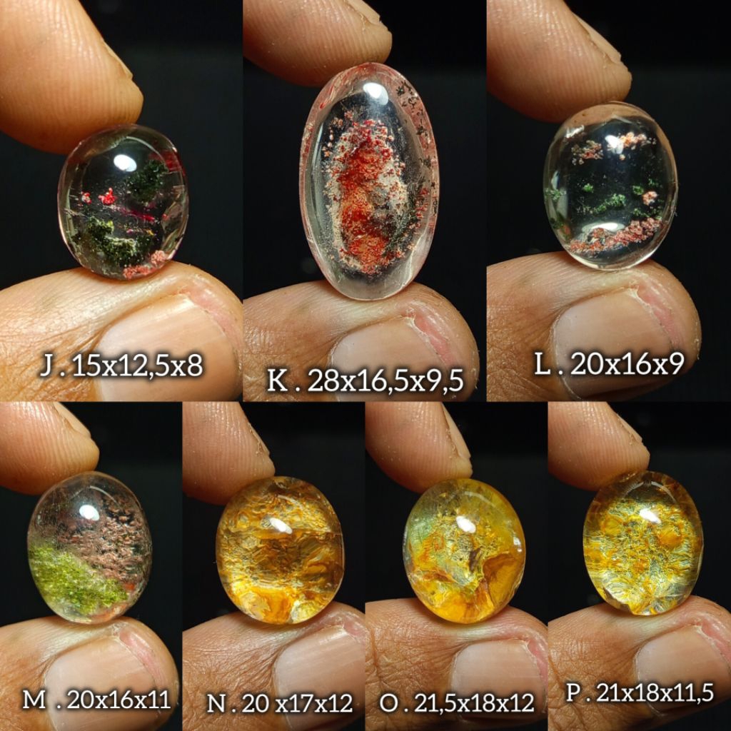 batu kinyang karang super/lostun batu akik kinyang karang super natural/batu phantom quartz/batu kec