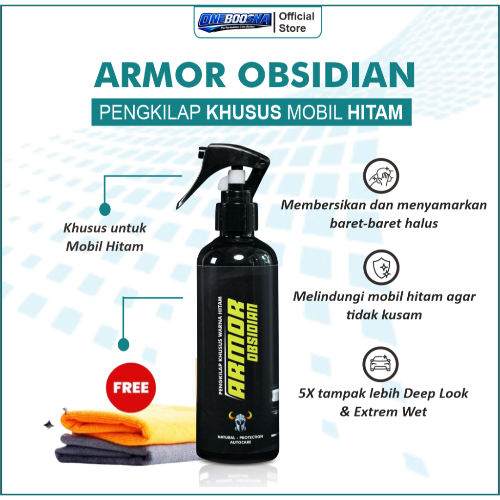 ARMOR OBSIDIAN BY MOORMILES | PENGKILAP BODY KHUSUS MOBIL HITAM MELINDUNGI CAT & EFEK KILAP
