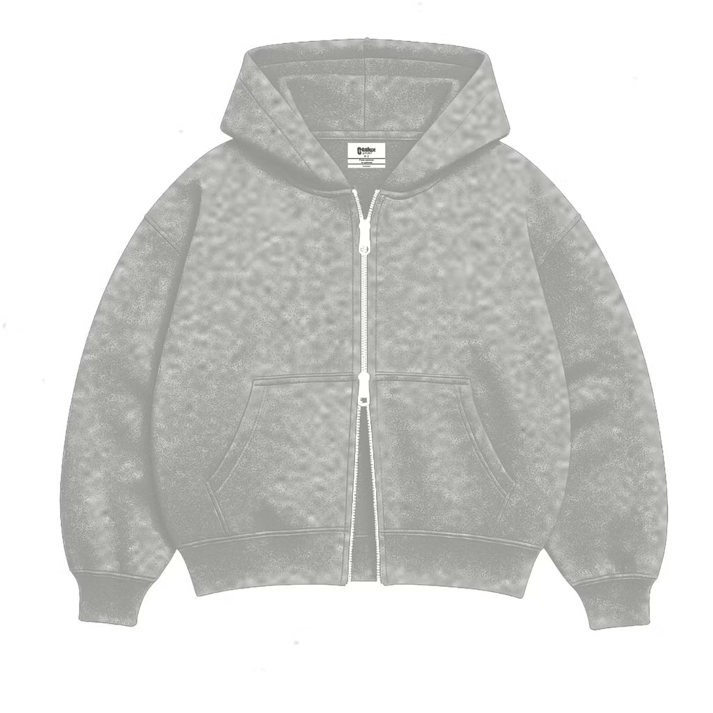 HD boxy double zipper