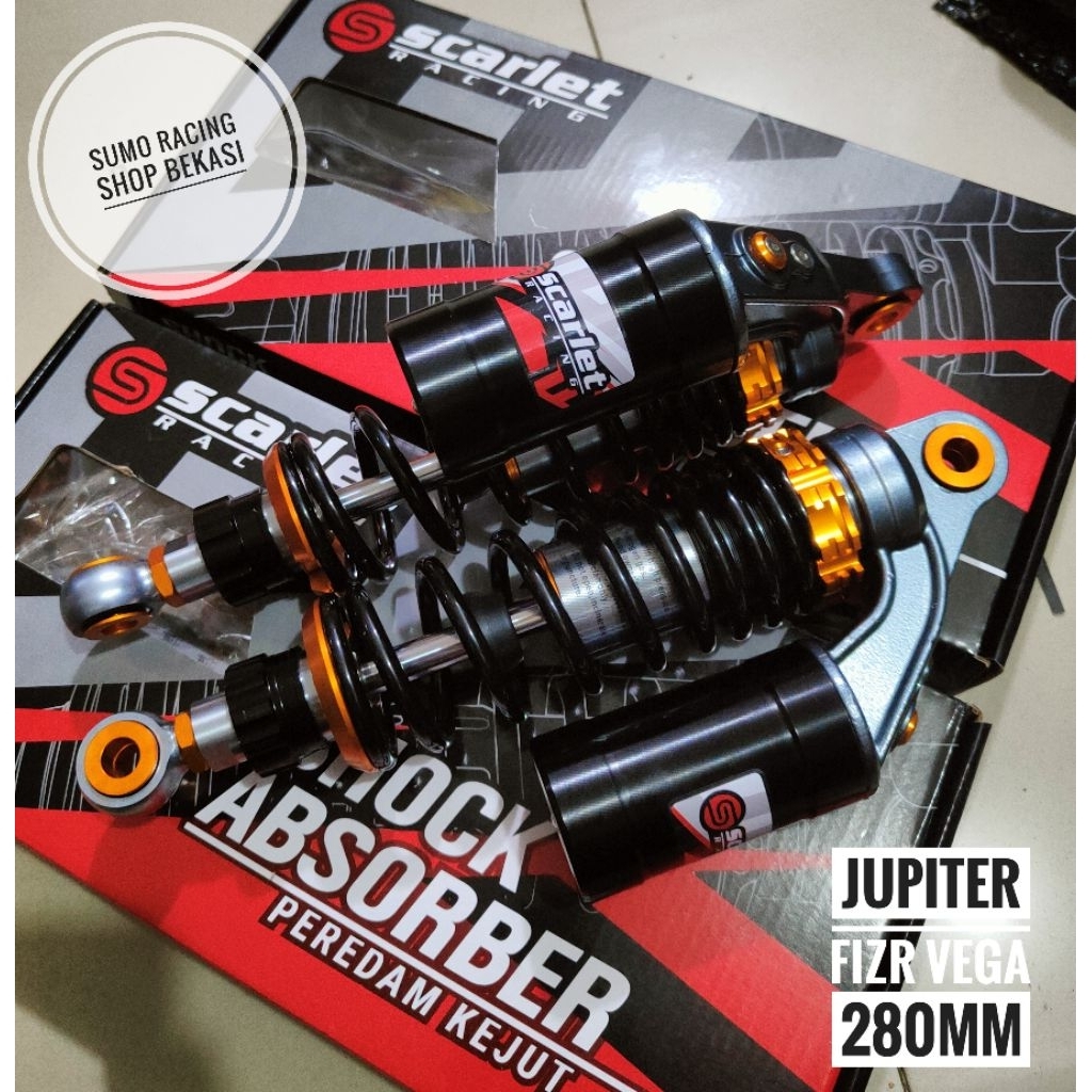 SHOCK SHOCKBREAKER TABUNG ATAS SCARLET TYPE 8923 JUPITER Z ,VEGA R , F1ZR ,FORCE 1 VEGA JUPITER Z1 Z