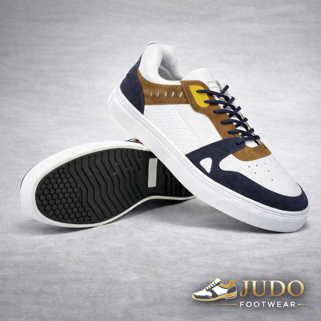 Sepatu snikers style kasual keren pria / sapatu snekers kece pria premium tren terbaru Judo FootWear