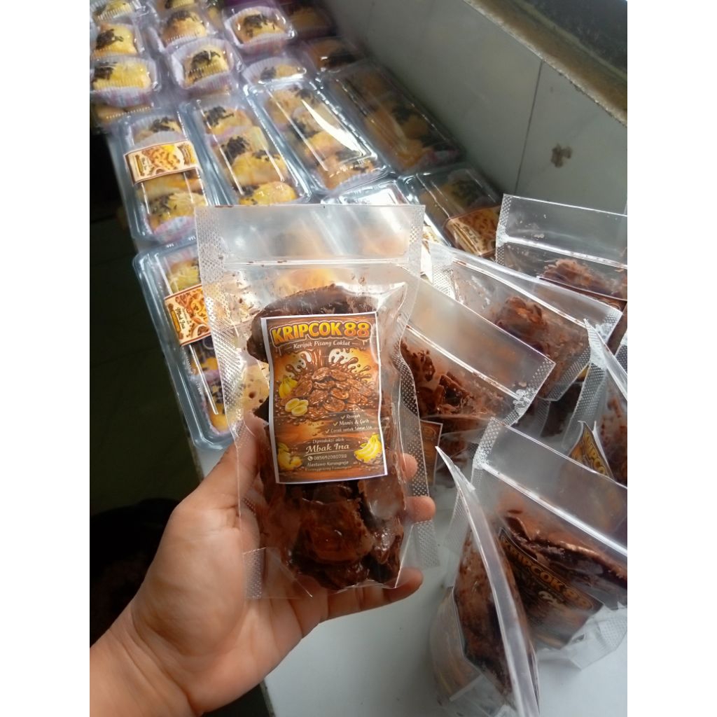keripik pisang coklat 88