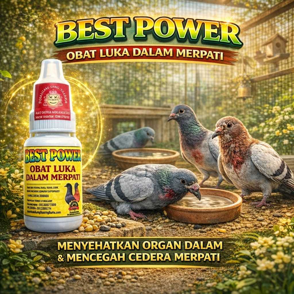 Best Power Obat Luka Dalam Merpati 15ml
