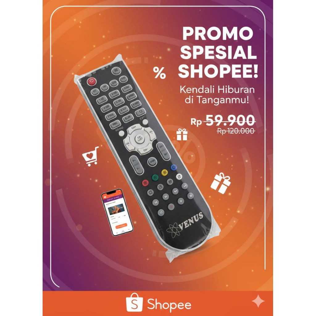 Remote Stb receiver parabola Venus