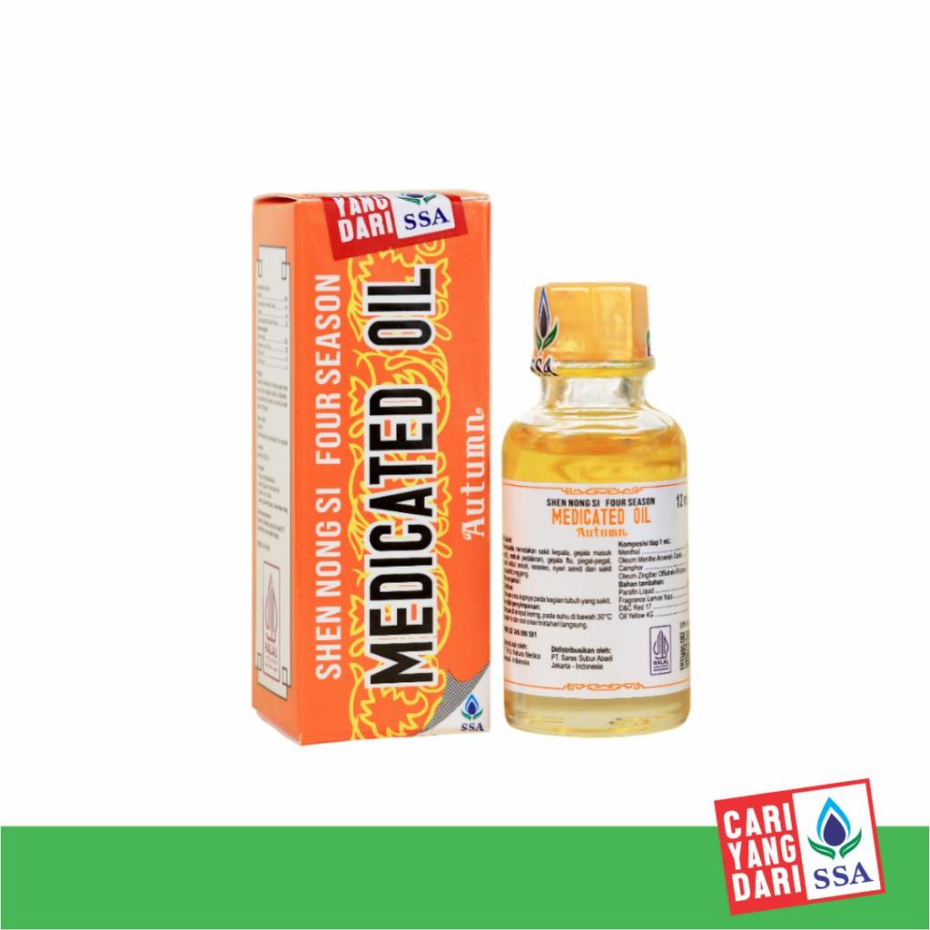 MEDICATED OIL AUTUMN 12 ML / AUTUMN MEDICATED OIL 12 ML  / FOUR SEASON AUTUMN 12 ML