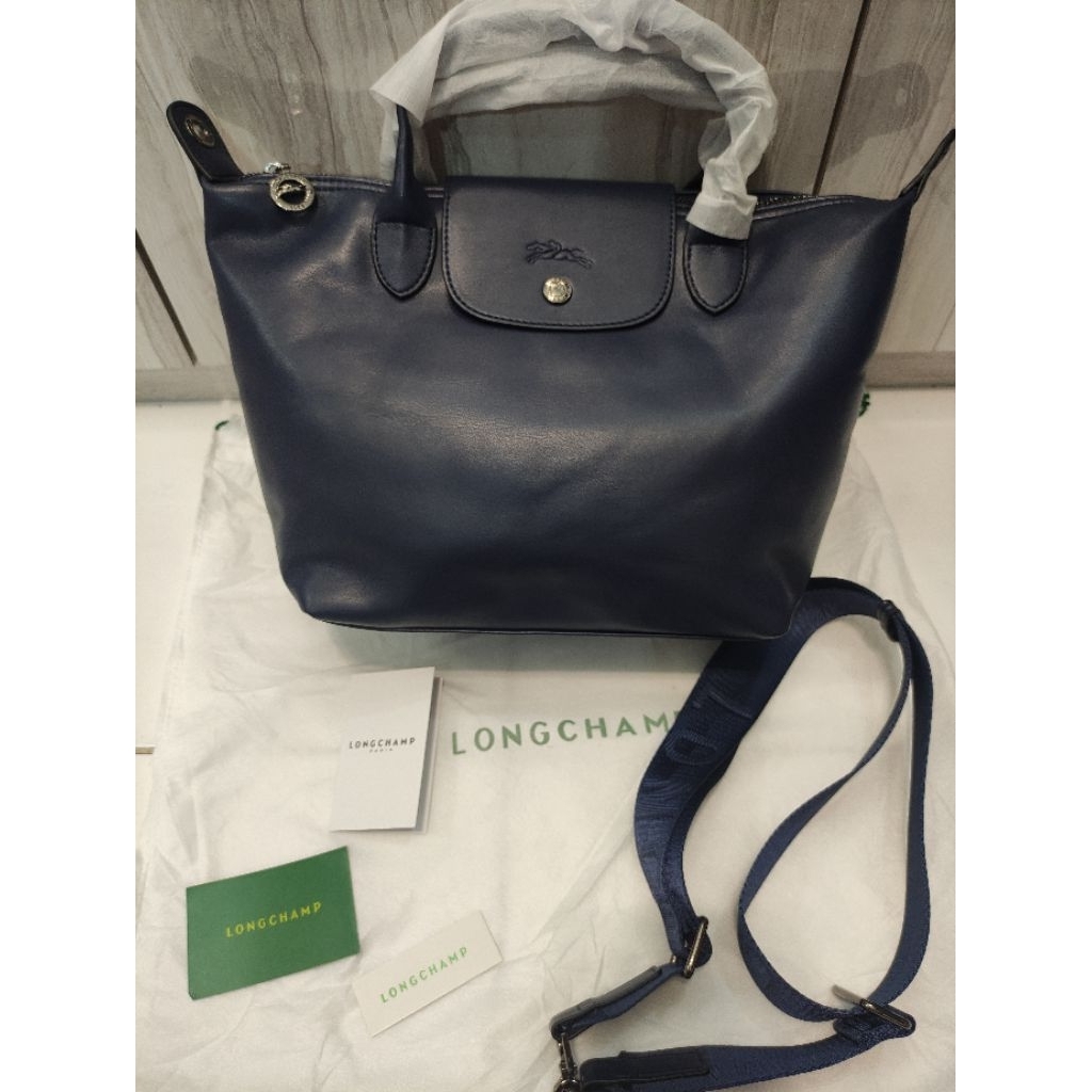 Newww Tas Longchamp Chuir Navy Original 100%