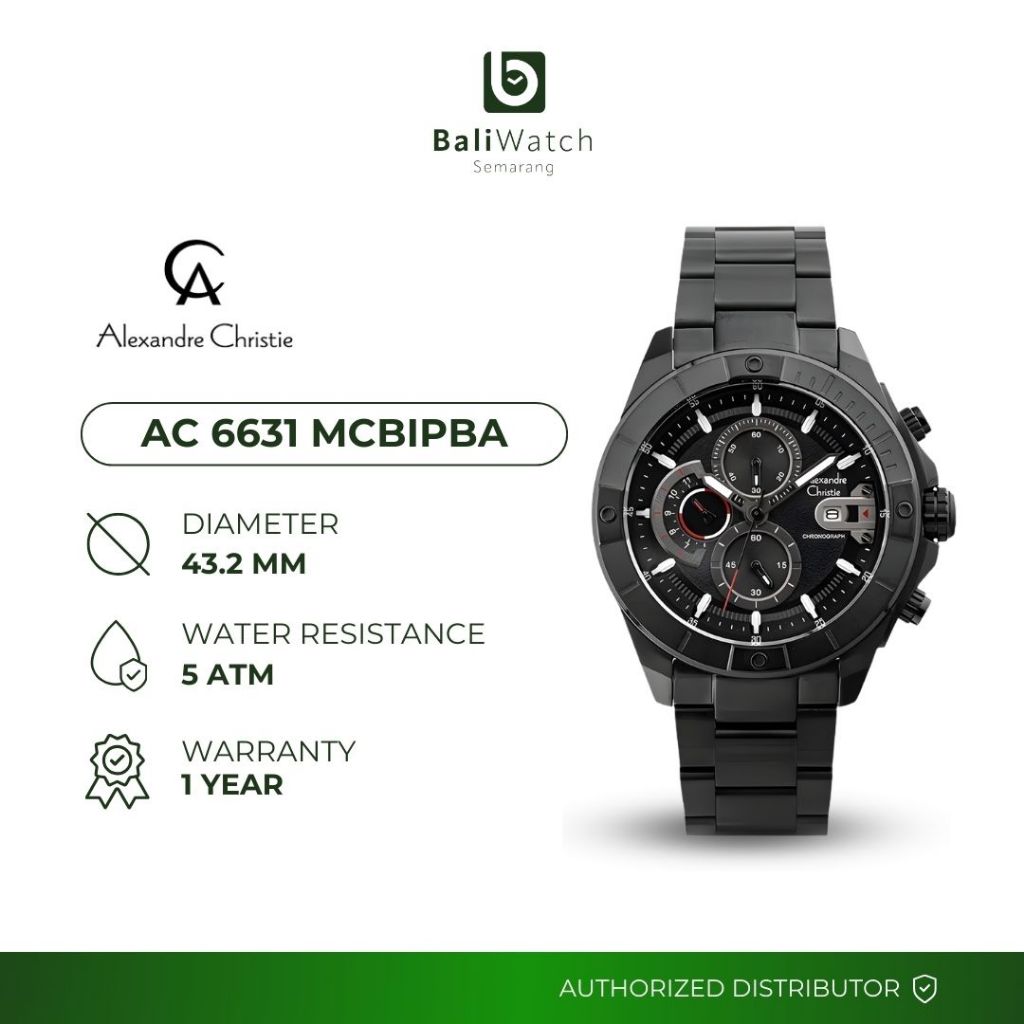 Alexandre Christie AC 6631 MCBIPBA Jam Tangan Pria