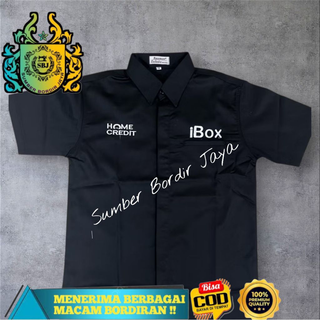 KEMEJA IBOX KEMEJA IBOX HOME CREDIT FULL bordir komputer