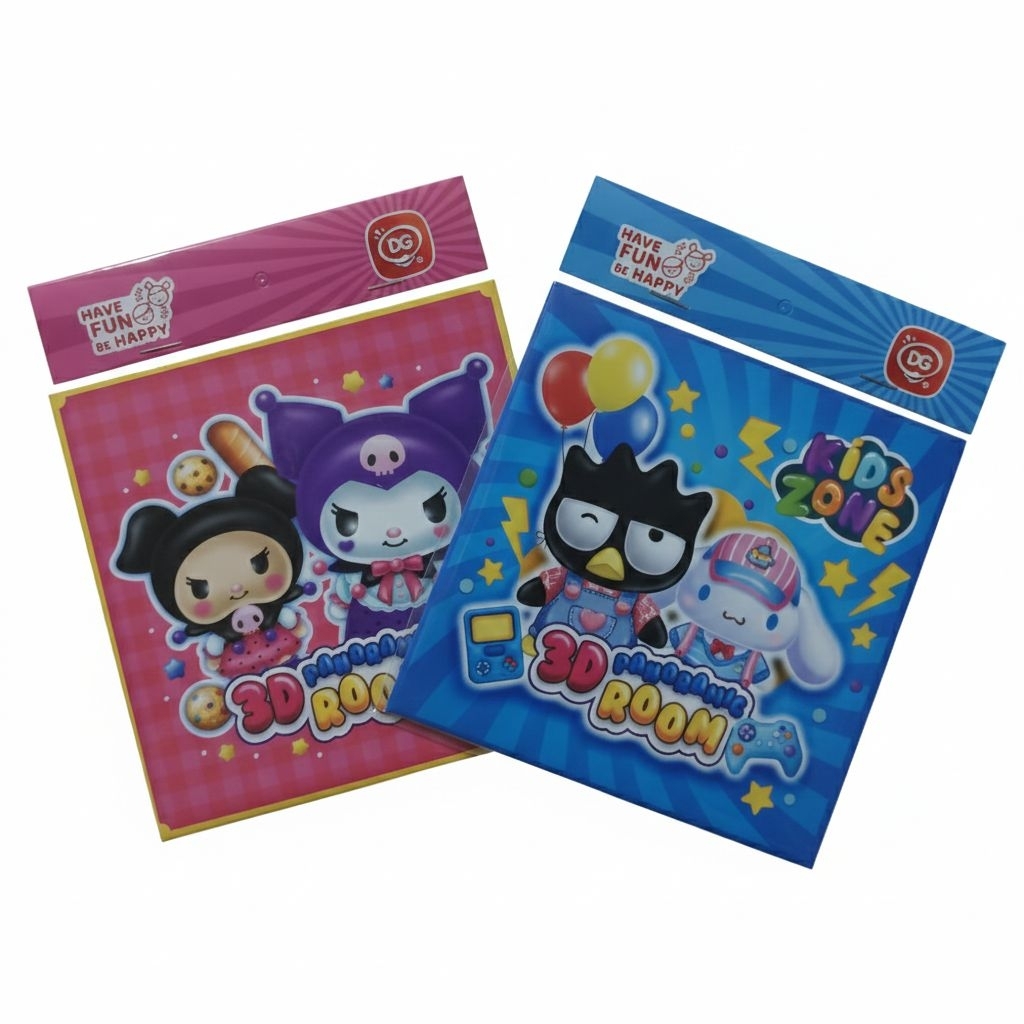 Stiker 3d room / 3D Panoramic / stiker DG / stiker viral