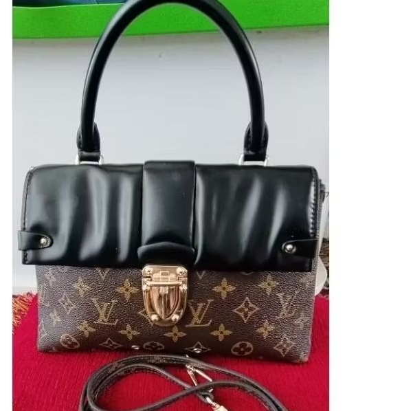 LV top custom top handle bag