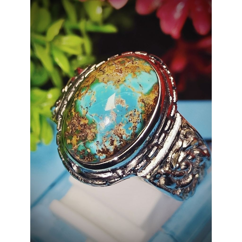 akik pirus persia size kantoran asli iran