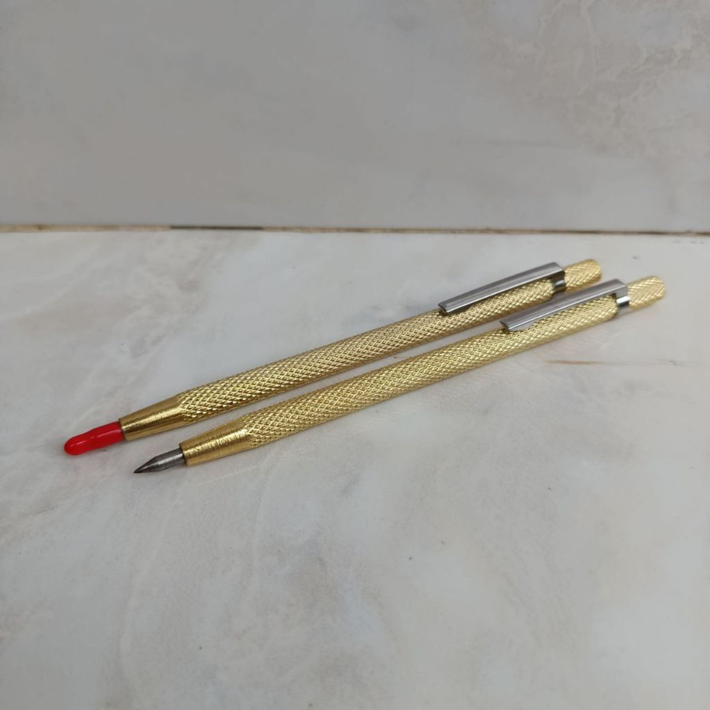 Alat Potong Keramik Granit Manual Model Pulpen Penggores Ukir Kaca Metal Baja Super Tajam Presisi