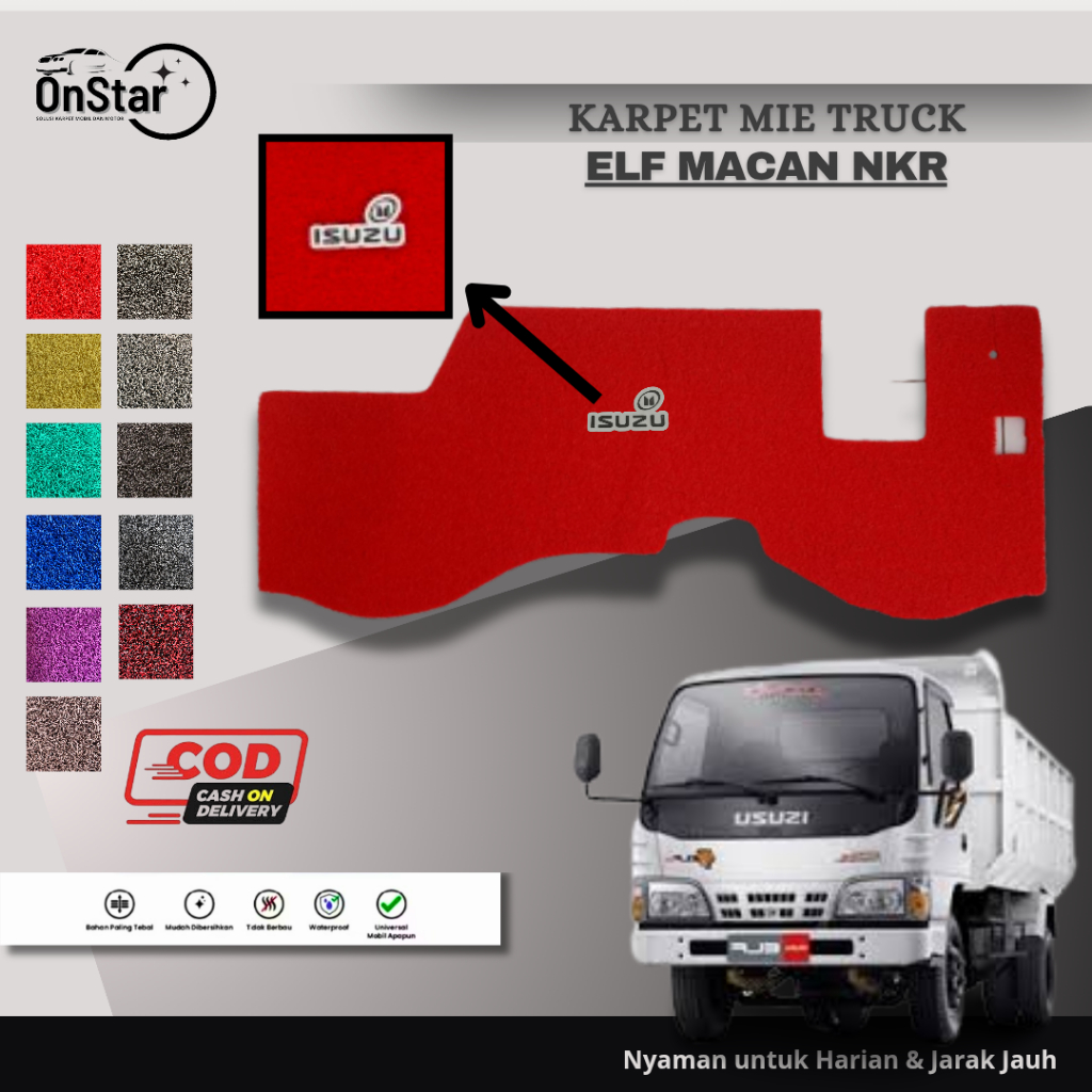 KARPET MIE TRUCK ELF MACAN NKR