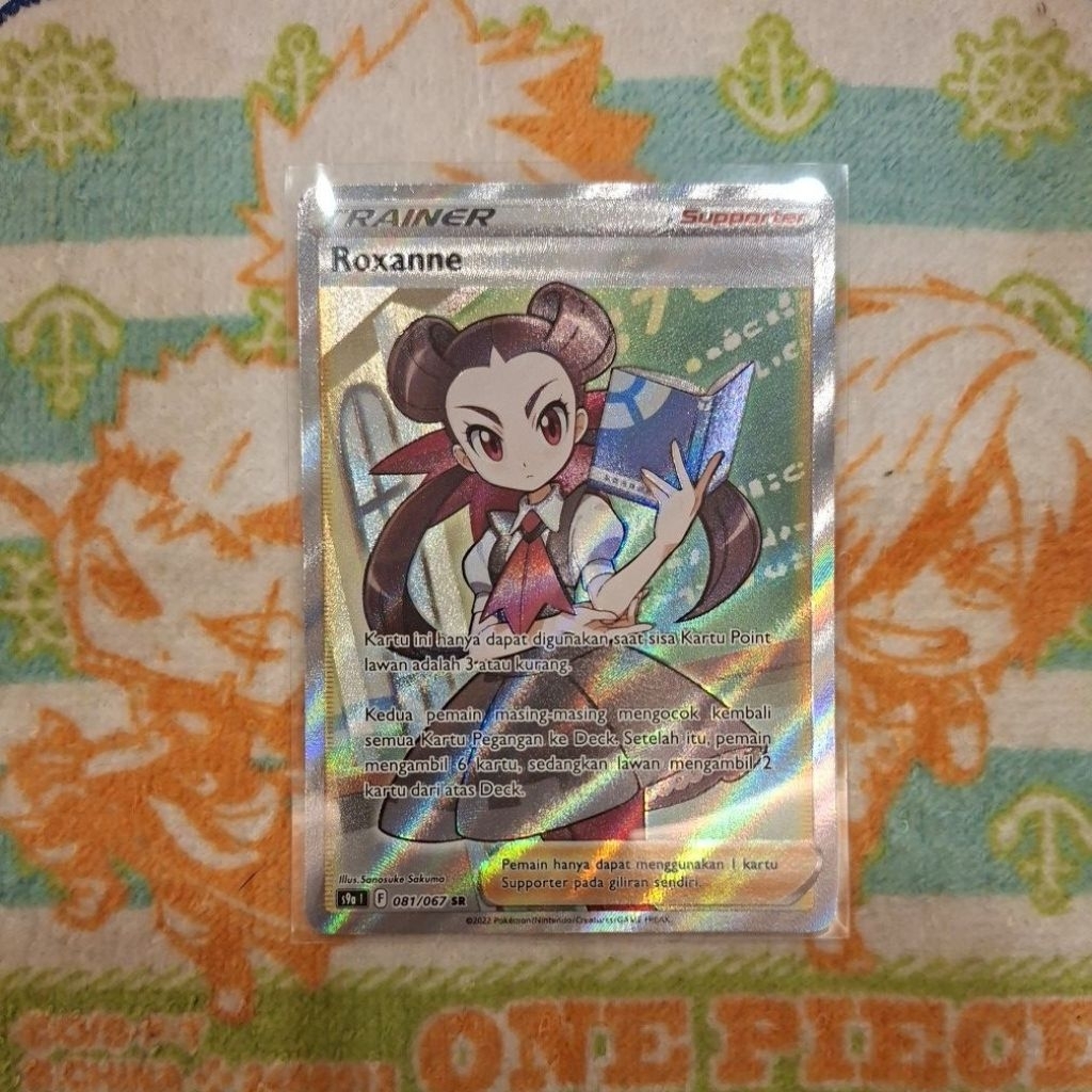 pokemon tcg trainer card roxanne (SR) 081/067 bahasa indonesia