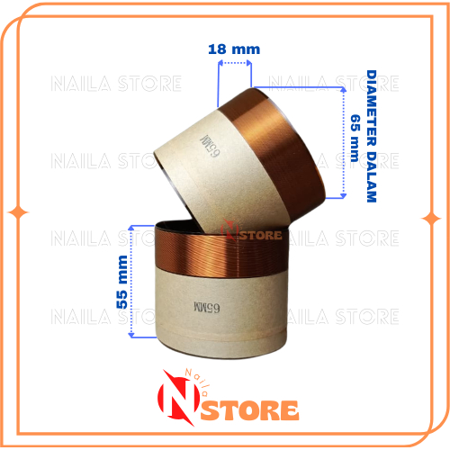Spol Speaker 15 In Spul Spiker 65mm Voice Coil 15 Inchi Berkualitas