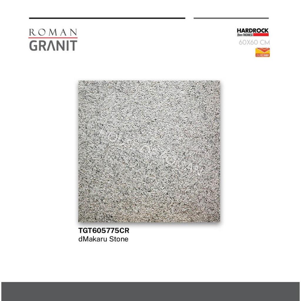 Granit Outdoor 60x60 Roman Granit Hardrock d’Makaru Stone TGT605775CR | Kasar Anti Slip KW1 1,44 m²/