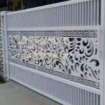 Pagar rumah Besi Laser Custom Elegan Tahan Karat