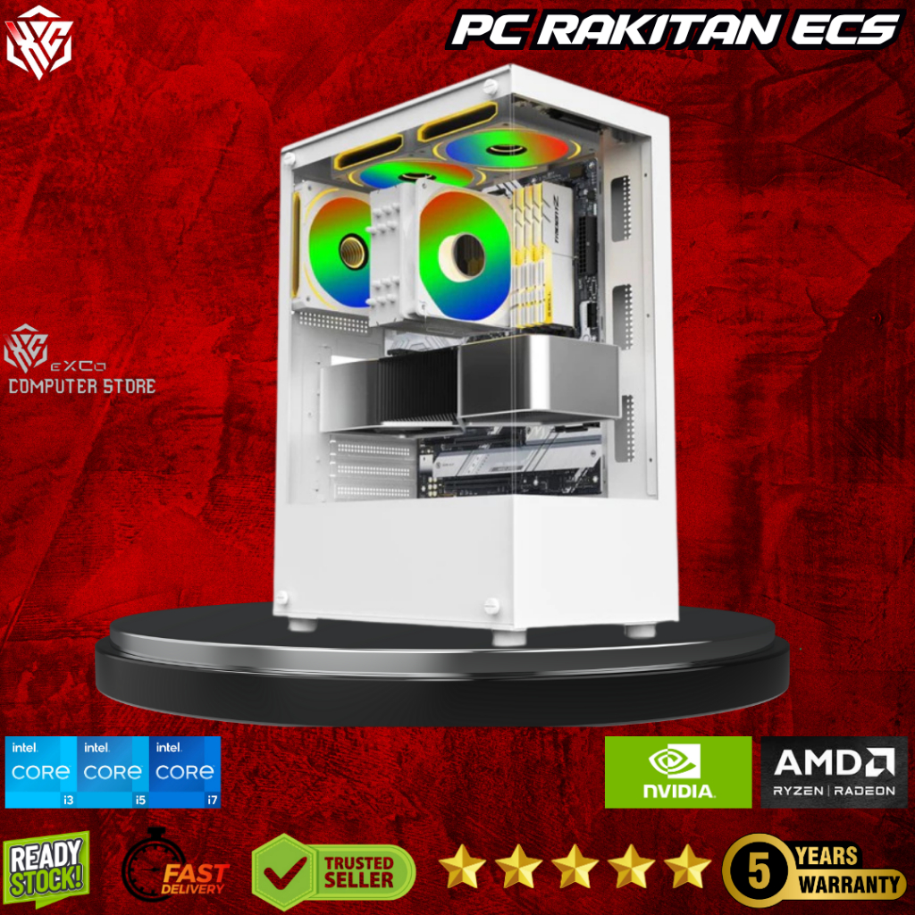 PC Gaming 3 Jutaan Roblox & Minecraft | Ryzen 3 RAM 8GB SSD 128GB HDD 500GB | ECS PRIME