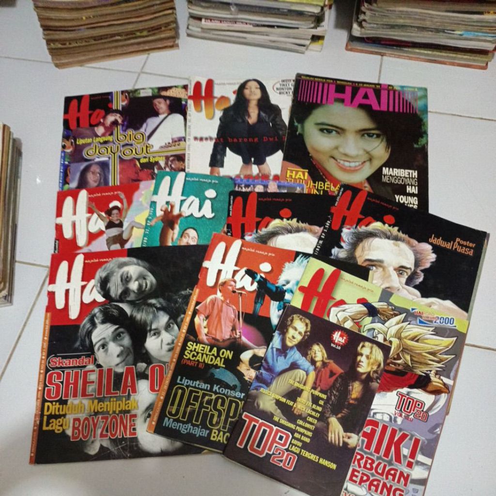 MAJALAH HAI LAWAS TAHUN 1990 -2000" N