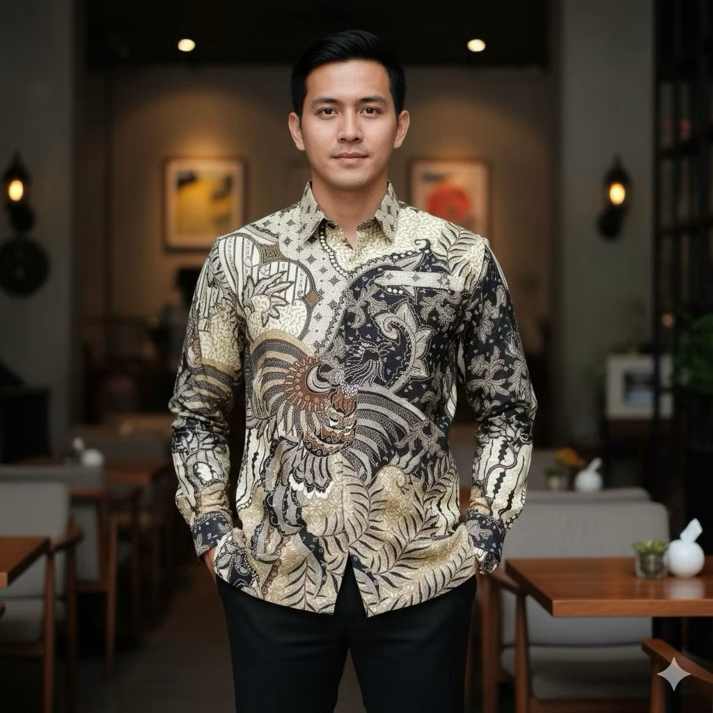 Kemeja Batik Premium Bahan Doby