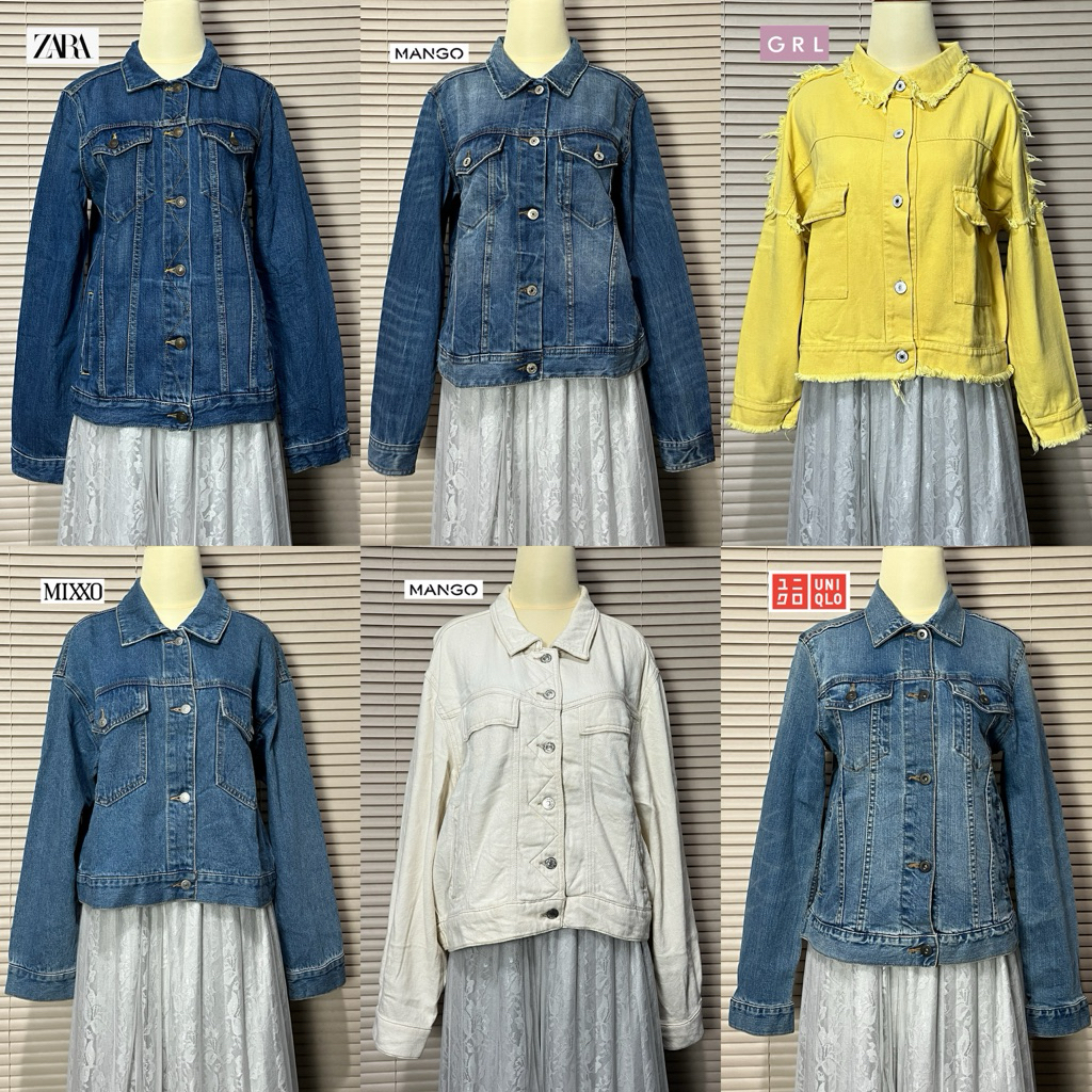 JAKET JEANS PREMIUM BRANDED GU/ZARA