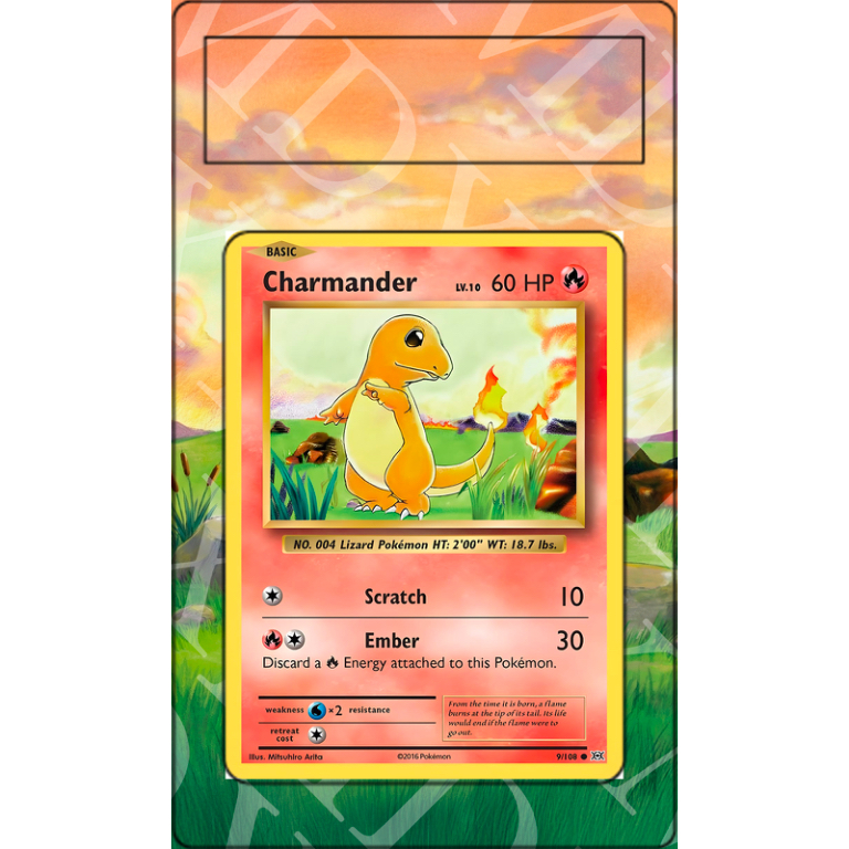 Charmander #9 Pokemon Evolutions (Extended Art)