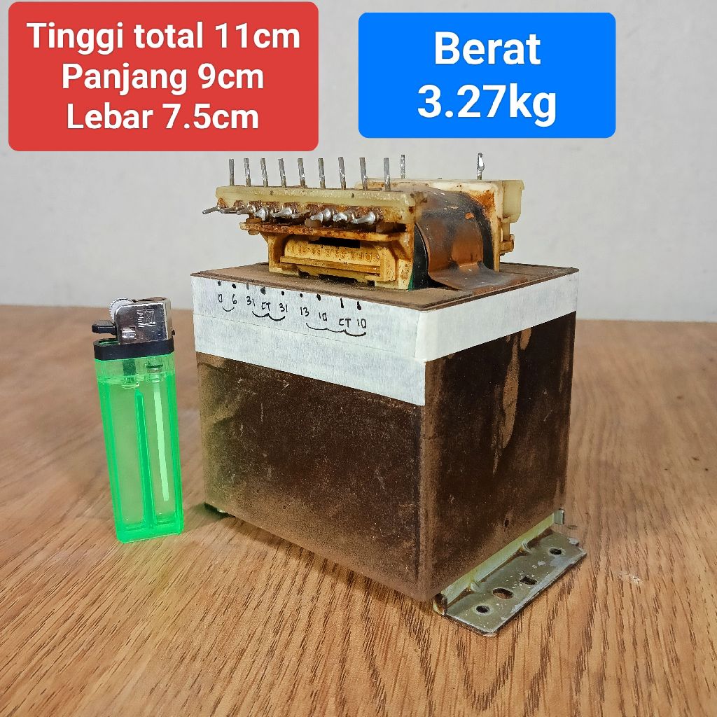 Trafo bando CT 31V 5A copotan sony bekas normal