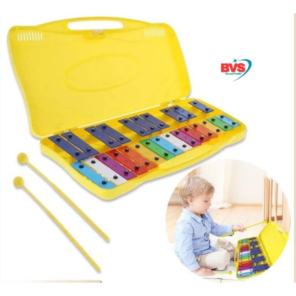 Xylophone Glockenspiel nada kromatis alat musik perkusi