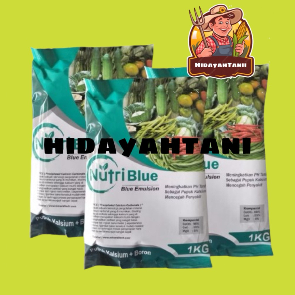 Pupuk Nutri Blue Calsium + Boron Zink Power Blue Untuk Segala Jenis Tanaman manohara+boron