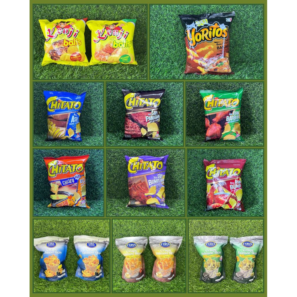 Aneka Snack Chiki Chitato Kenji Balls Yoritos Fura Crispy