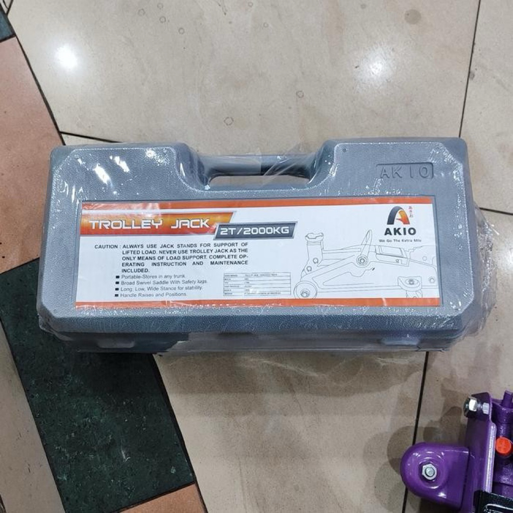 DONGKRAK BUAYA 2 TON/JACK TROLLEY AKIO
