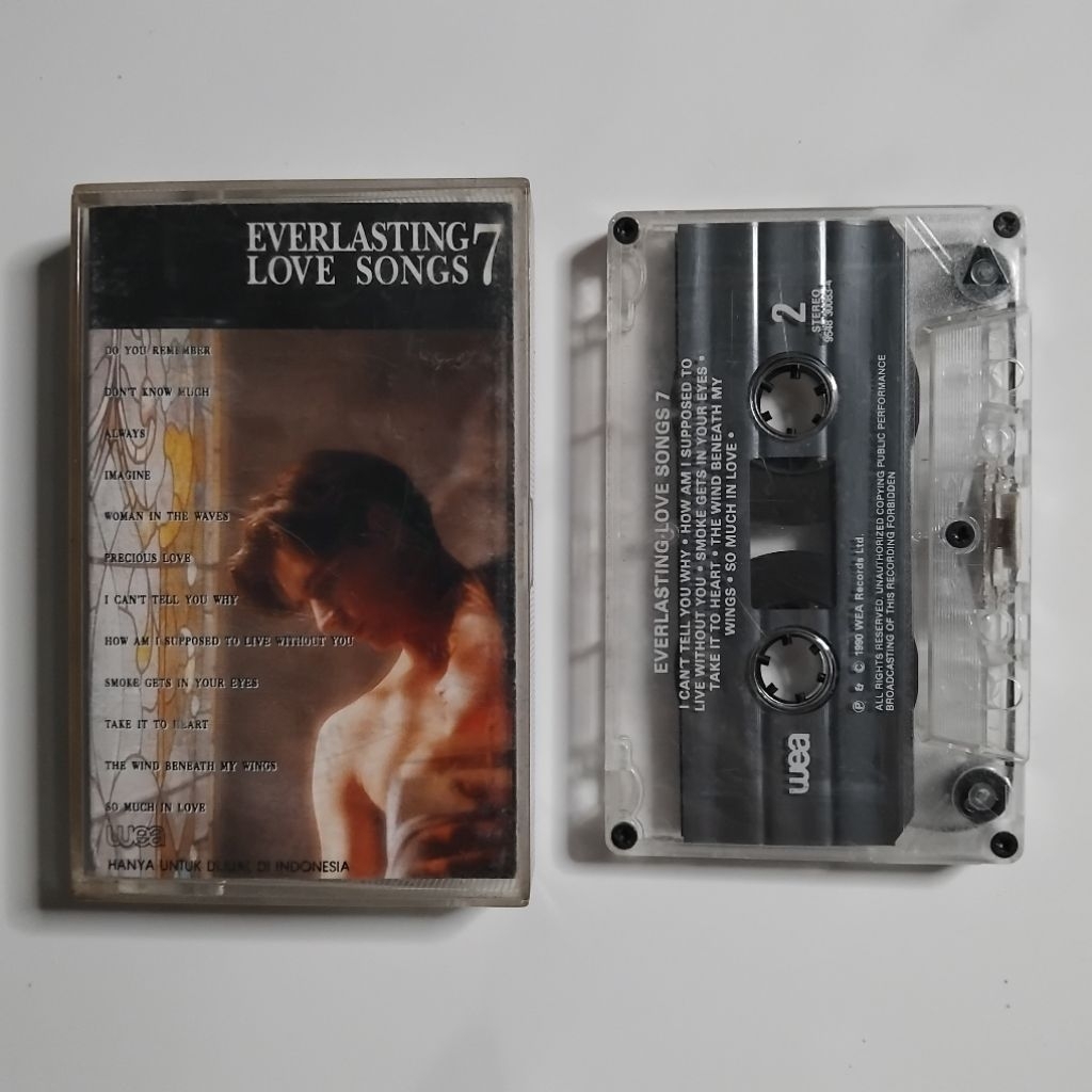 Kaset Everlasting Love Songs 7 Phil Collins Michael Franks Randy Crawford Patti Austin Eagles Laura 