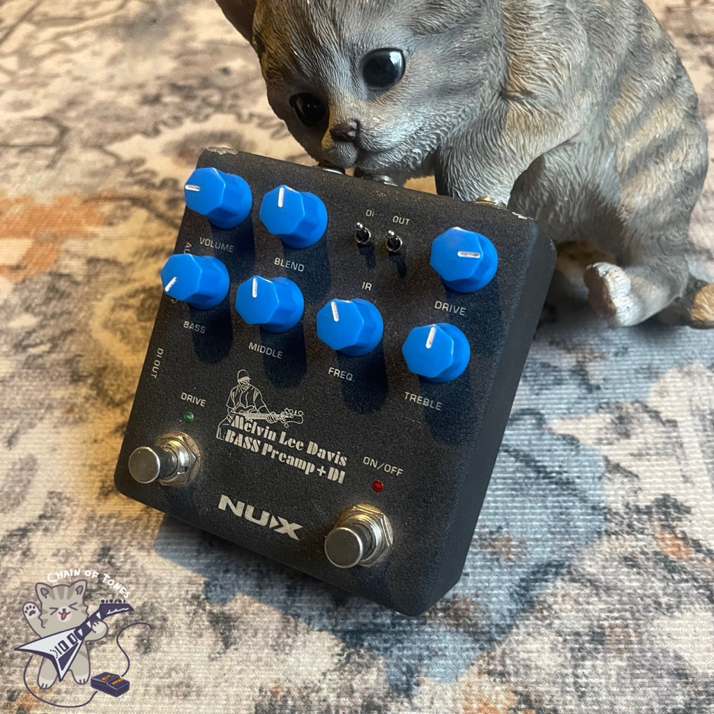 NUX MELVIN LEE DAVIS BASS PREAMP EFEK GITAR BASS BELAS