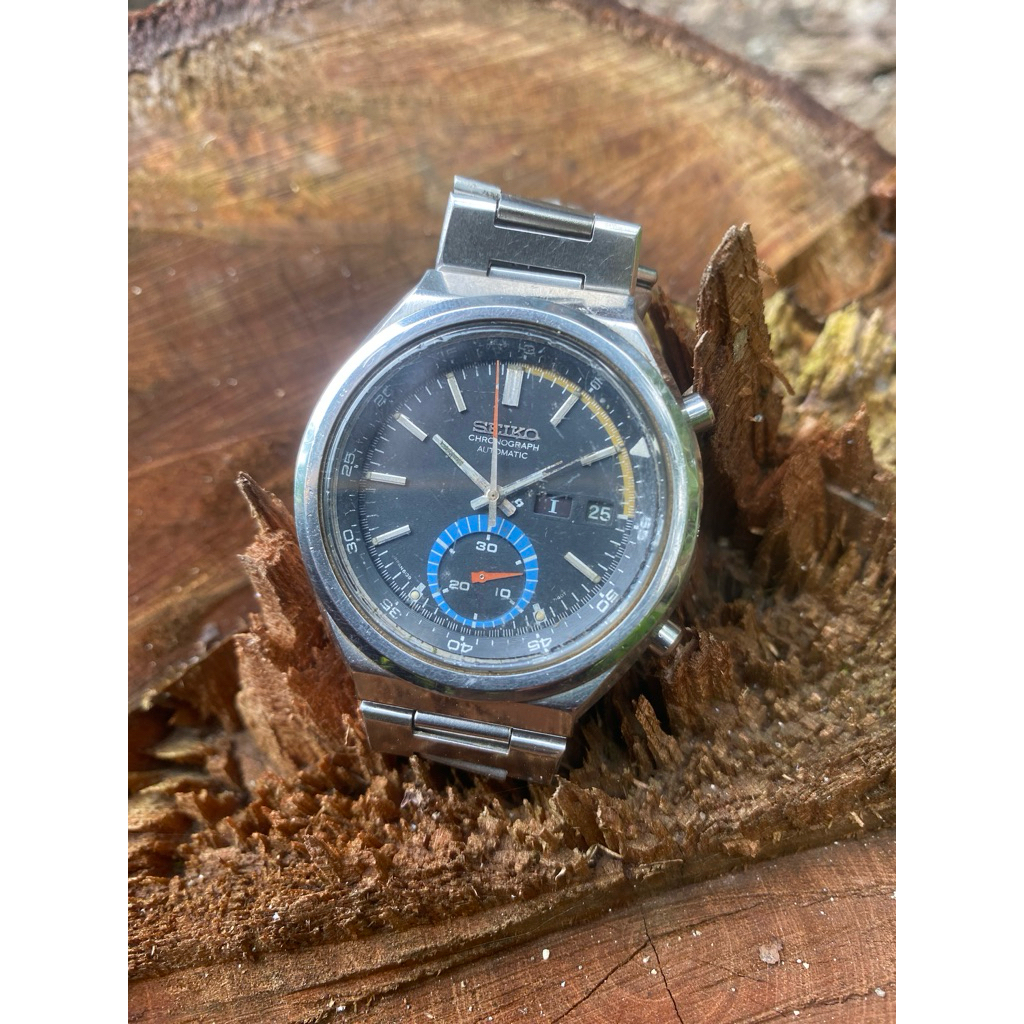 langka seiko speedtimer 6139-7060 full ori