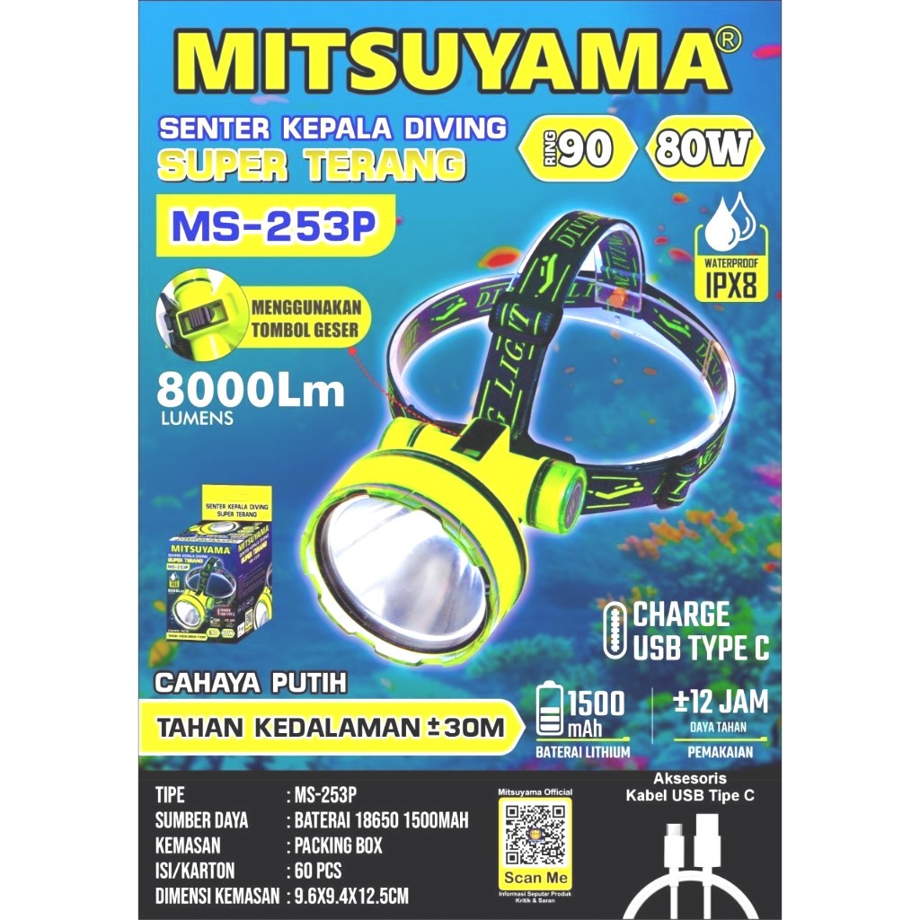 Senter Kepala Mitsuyama MS-253 Selam