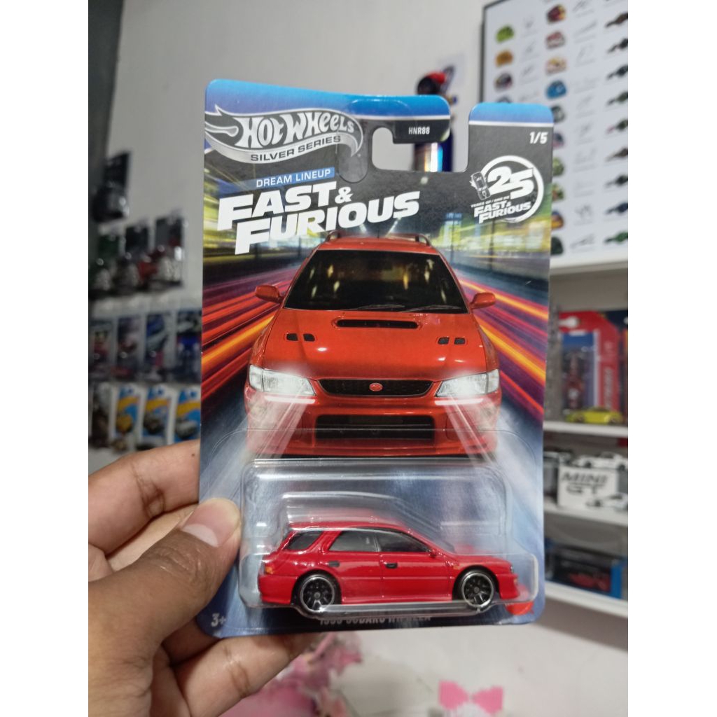 HOT WHEELS SILVER SERIES F&F (1999 SUBARU IMPREZA)