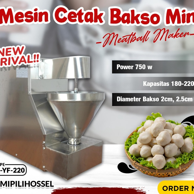 Mini Meatball Maker OSSEL Mesin Cetak Bakso Mini Pencetak Bakso Mini Cetak Pentol Pencetak Pentol