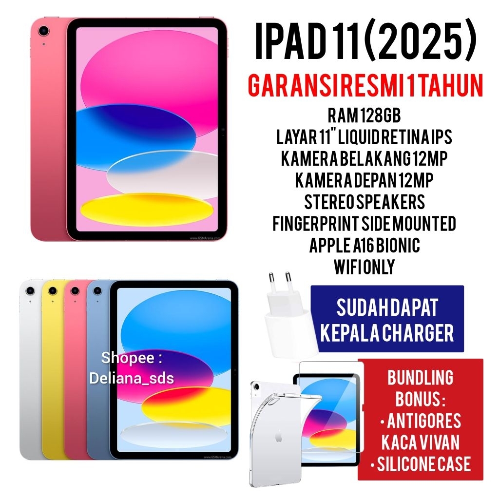 Ipad 11 128GB Wifi Only Garansi 1 Tahun Resmi Ipad 11 Wifi Only 128GB