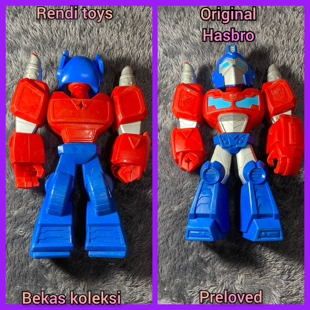 Transformers Rescue Bots Academy Mega Mighties Optimus Prime Original Hasbro | Bekas Koleksi | Rendi
