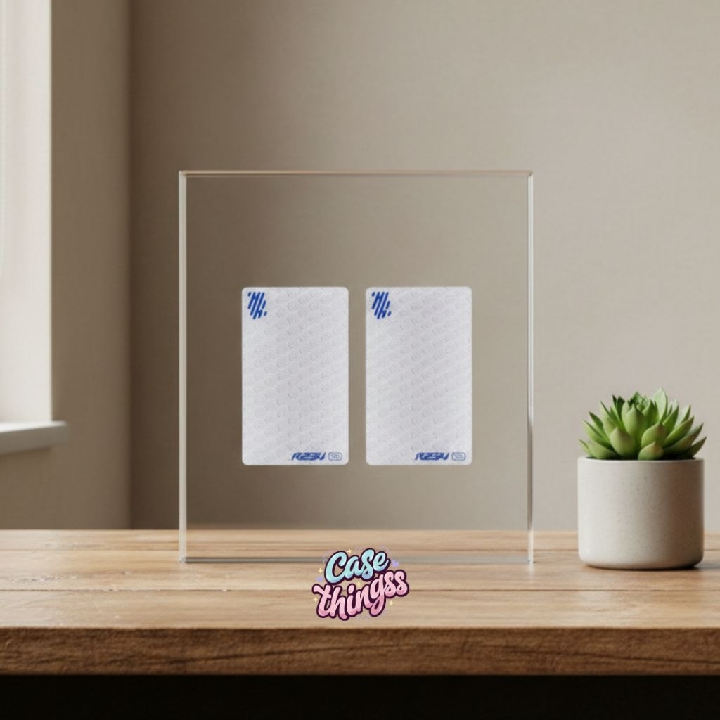 Frame Panel Akrilik R--233/234 White HoneyComb Desain Biru Magnetic Backdoor Hiasan Dinding / Magnet